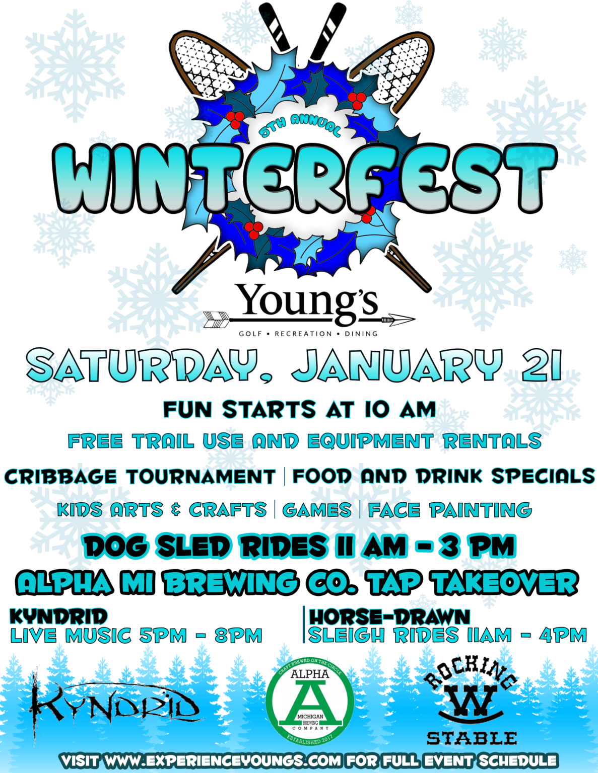 Young's 5th Annual Winterfest Young's Golf, Recreation & Dining