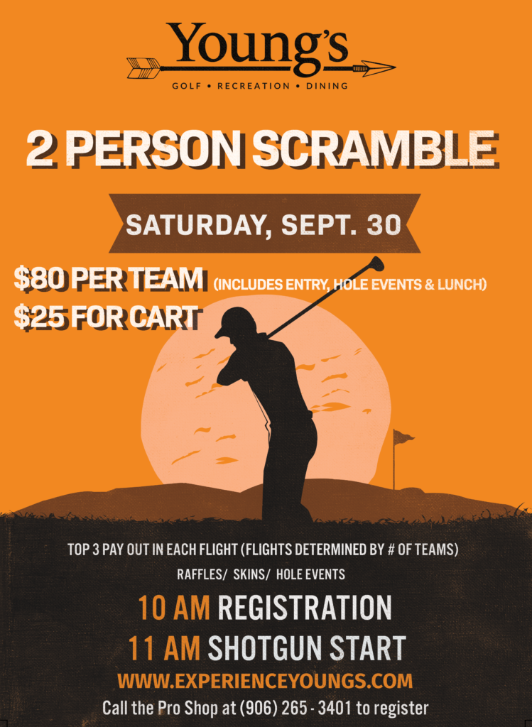 Young's 2 Person Scramble - Young's Golf, Recreation & Dining
